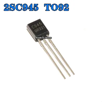 100tk Uus originaal sirge pistik transistorid 2SC945 C945 TO92 0.15 A 50V NPN