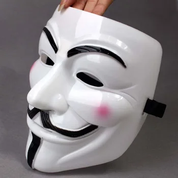 1tk/komplekt Halloween Mask V for Vendetta Mask Bape Full Face Mask Anonüümseks Guy Fawkes Fancy Kleit Täiskasvanud Kostüüm 1tk