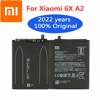 2022 Aastat 3000mAh BN36 100% Originaal Aku Xiaomi Mi 6X A2 Mi6X MiA2 Varu Patareid