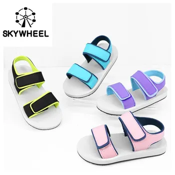 2022 Suve Sandaalid Girl Kingad (Solid Color Net Vett Hülgav Riie Poiste Tossud Lapsed Imiku Sport Tüdrukute Sandaalid Macaron Värv