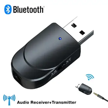 3 In1 Juhtmeta USB Bluetooth Adapter 5.0 Transmiter Heli Saada PC-TV Sülearvuti Kõlar Peakomplekti Adapter TX RX 2Modes Vastuvõtja