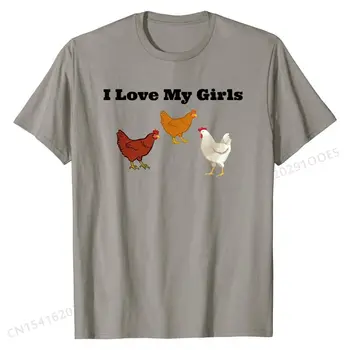Armas Naljakas Kana T-Särk, kana põllumajandustootjad, ma armastan Oma Tüdrukute T-Särk täiesti Uus Euroopa Puuvill Mehed Tshirts Euroopas