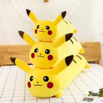 Armas Suur Suurus Pikachu Padi Seljatoega Tool Pehme Palus Mänguasi Armas Täidisega Jaapani Stiilis Anime Plushie Diivan Decor Padi