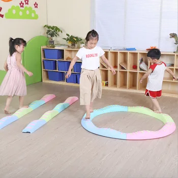 Balance Board Puutetundlikud Laste Meele Koolitus Seadmed Lasteaia Ühe-Plank Silla Lapsed Väljas Mänguasjad Sport