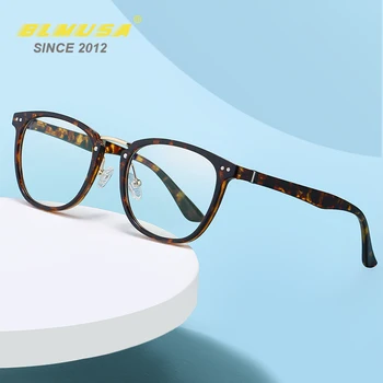 BLMUSA 2021 Uus Vintage Optilised Klaasid Mees Brändi Disainer Lihtne Lugemine Prillid Naiste Retro Anti Sinine Valgus Prillid Meestele