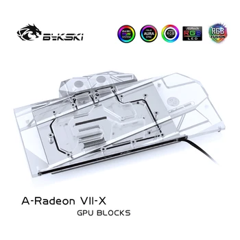 Bykski Vee Blokeerida Kasutada AMD Radeon VII / Sapphire RADEON 7 / Viide Edition /Full Cover Vasest Radiaatori / RGB Valgus Aura