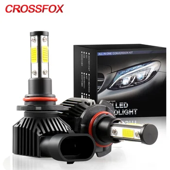 CROSSFOX H11 led h8 h9 H7 LED HB3 9005 9006 HB4 diood Auto Esitulede Komplekt Lambid Kõrge Madal Tala Auto Lamp 12V 6000K 360 kraadi