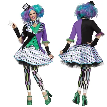Deluxe Filmi Alice Mad Hatter Fantasia Fancy Kleit Täiskasvanud Naiste Halloween Pool Cosplay Kostüüm