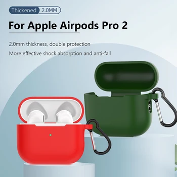 Elastne Silikoon Kõrvaklappide Protector Juhul kriimustuskindel Veekindel Bluetooth-Peakomplekti puhul Apple Airpods Pro 2