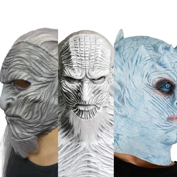 Halloween Mask Õhtul Kuningas Walker Nägu ÖÖ RE Zombie Lateks Maskid Pool Maskeraad Cosplay Ripsmetušš Jube Täiskasvanud Maske Deco