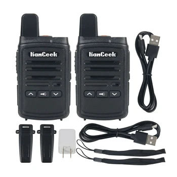 HamGeek Mini-3358W 2TK Mini Walkie Talkie VHF-UHF Transiiver 8W 2-3KM 16-Channel VHF-UHF-Raadio