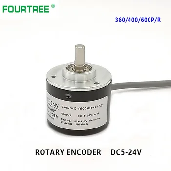Lisanduv Rotary Encoder SM 5-24V 360/400/600 P/R Fotoelektrilise Proximity Sensor AB Kahes Etapis 6mm Võll +Sidur