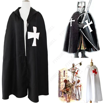 Must Valge Halloween Cosplay Keskaegsed Sõdalased Rolli Mängib Keebid Kostüüm Meeldib Victoria Rüütel Varjatud Rüü Rooma Impeerium