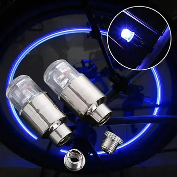 Neoon LED Uus Lahe Bike Rehvi Ratta LED Tuled Gaasi Düüs Lamp Kaasas Aku Tsükli Kerge Helkur