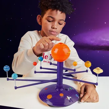 Projektor Lapsed Montessori Mänguasjad Päikesesüsteemi Mudel Astronoomia Õpetamise Aidls Haridus Mänguasjad Lastele Teadus Mänguasjad