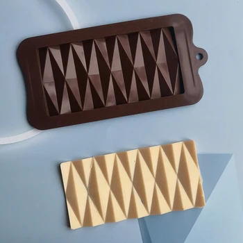 Silikoon Šokolaadi Hallitus Fondant Kook Küpsetamine Hallituse Candy Blokeerida Baar Hallituse Vahvel Küpsised Hallituse Köök Kook Dekoreerimiseks Tööriist
