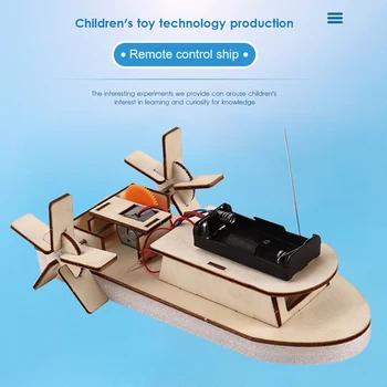 Teaduse Leiutise Katse Materjali Lapsed Mänguasjad DIY puldiga Mõla Ratta Laeva Mudel Lapsed, Üliõpilased, Teadus Katseid Ki