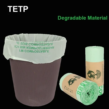 TETP PLA Lagunev Prügi Pakendamise Kotid Green Eco-sõbralik Köök elutuba Prügi Puhas Kompostimine Ladustamine