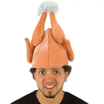 Türgi Müts Uudsus Naljakas Jõulud, Thanksgiving Keedetud Loominguline Pool Täiskasvanud Türgi Xmas Naljakas Röstitud Uhke Müts, Kleit X2D5