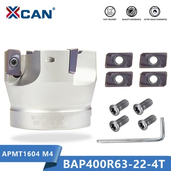 XCAN BAP400R63 22 4T Õla Nägu, Mill Pea CNC Milling Cutter koos Karbiid Sisesta APMT1604 CNC Mill Cutter