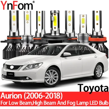 YnFom Toyota Erilist Halogeen LED-Esitulede Pirnid Kit For Aurion 2006-2018 Madal Lähituled,kaugtuled,Fog Lamp,Auto Tarvikud
